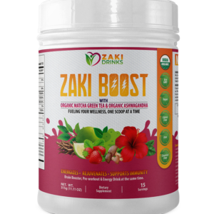Zaki boost with Ashwagandha Strawberry  Best Value Bottle