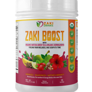 Zaki boost with Ashwagandha Strawberry Banana  Best Value Bottle